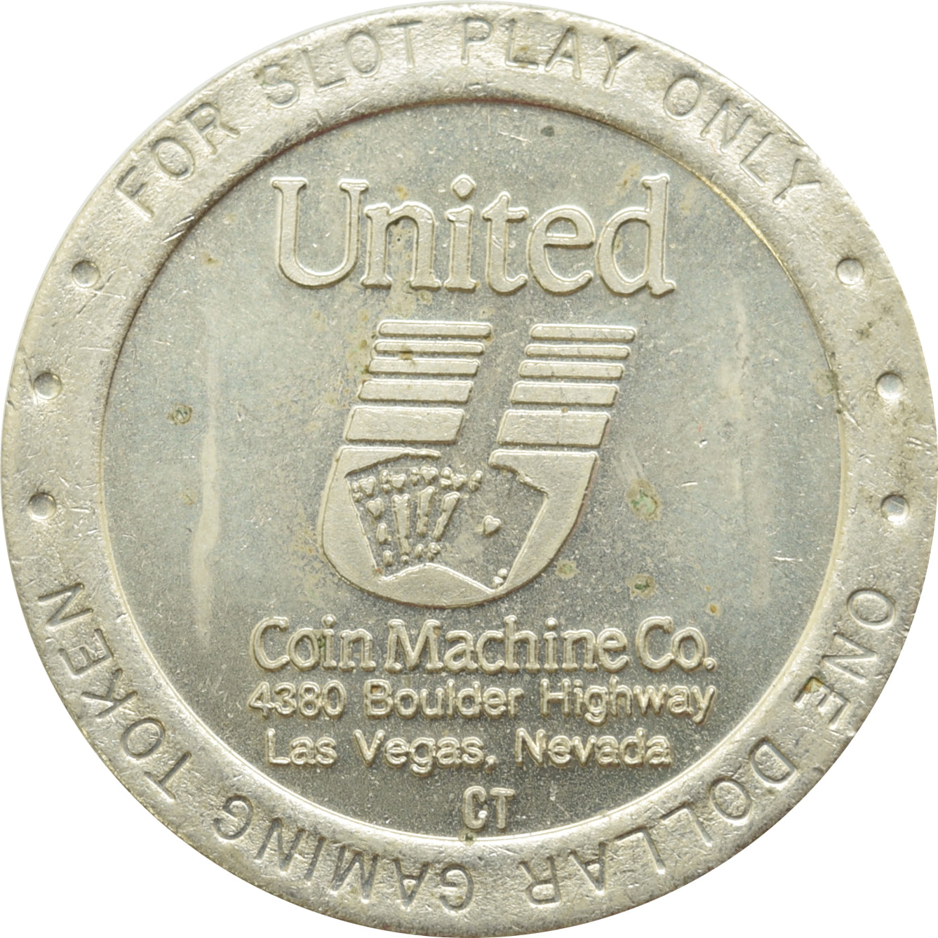 Billy's West Las Vegas NV $1 Token 1989