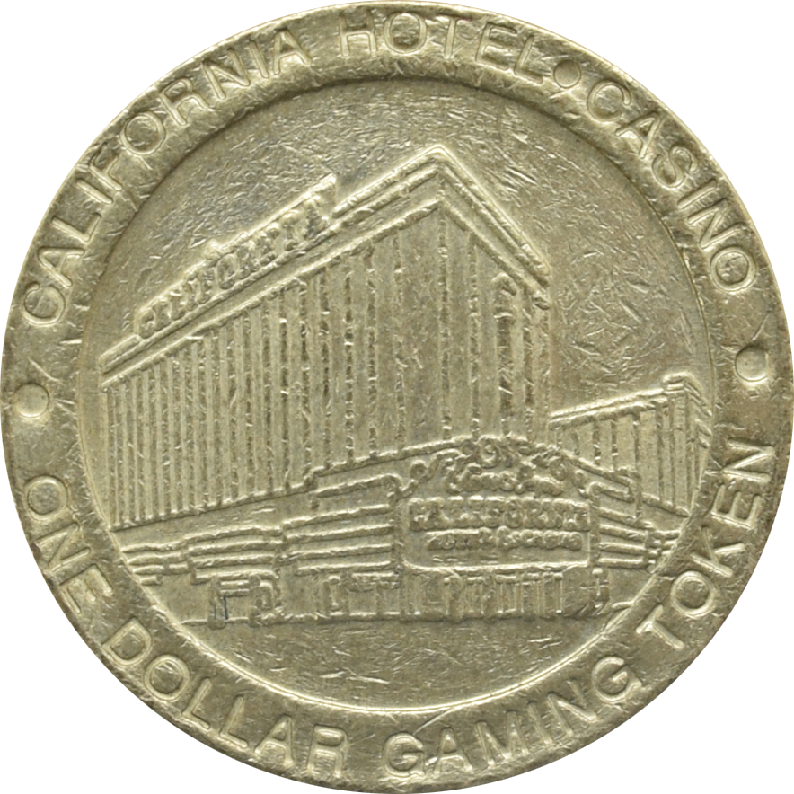 California Hotel Casino Las Vegas Nevada $1 Token 1996