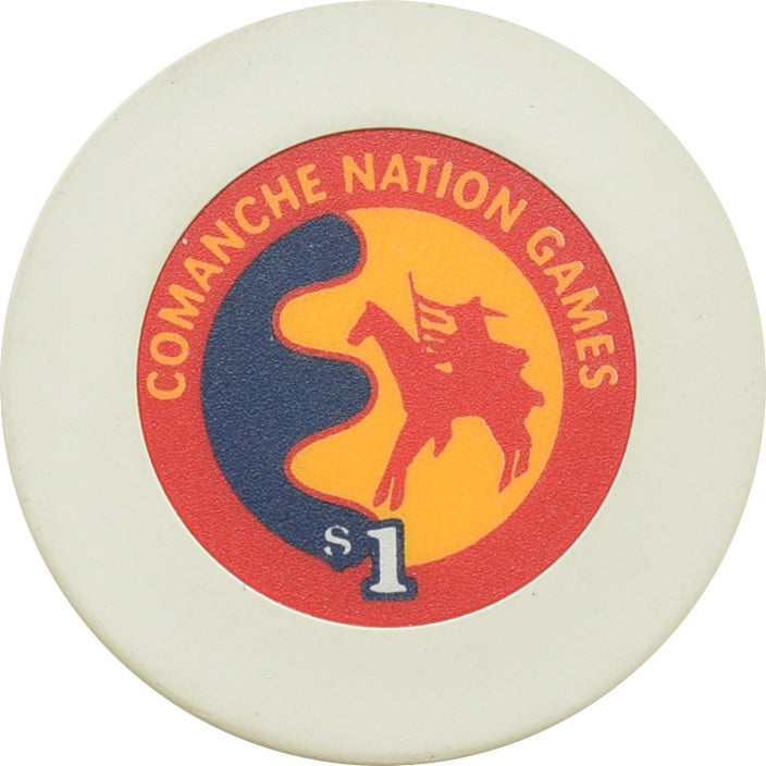 Comanche Red River Casino Devol OK $1 Chip #2
