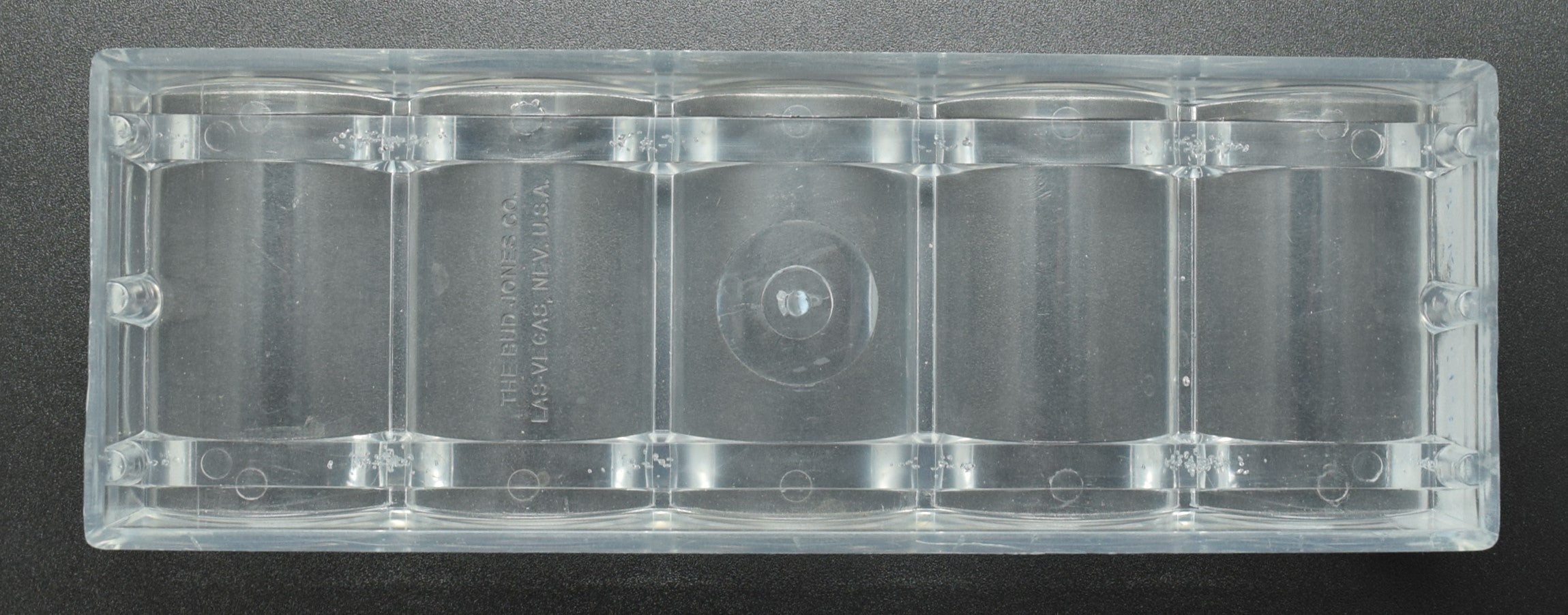 Bud Jones Clear USED Plastic Tray For 100 Chips