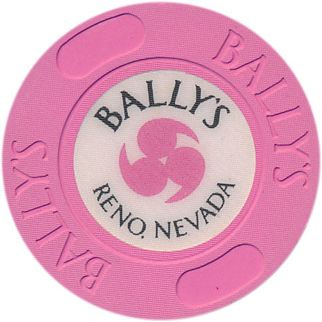 Ballys Casino Reno Nevada Hot Pink  Roulette Chip 1986
