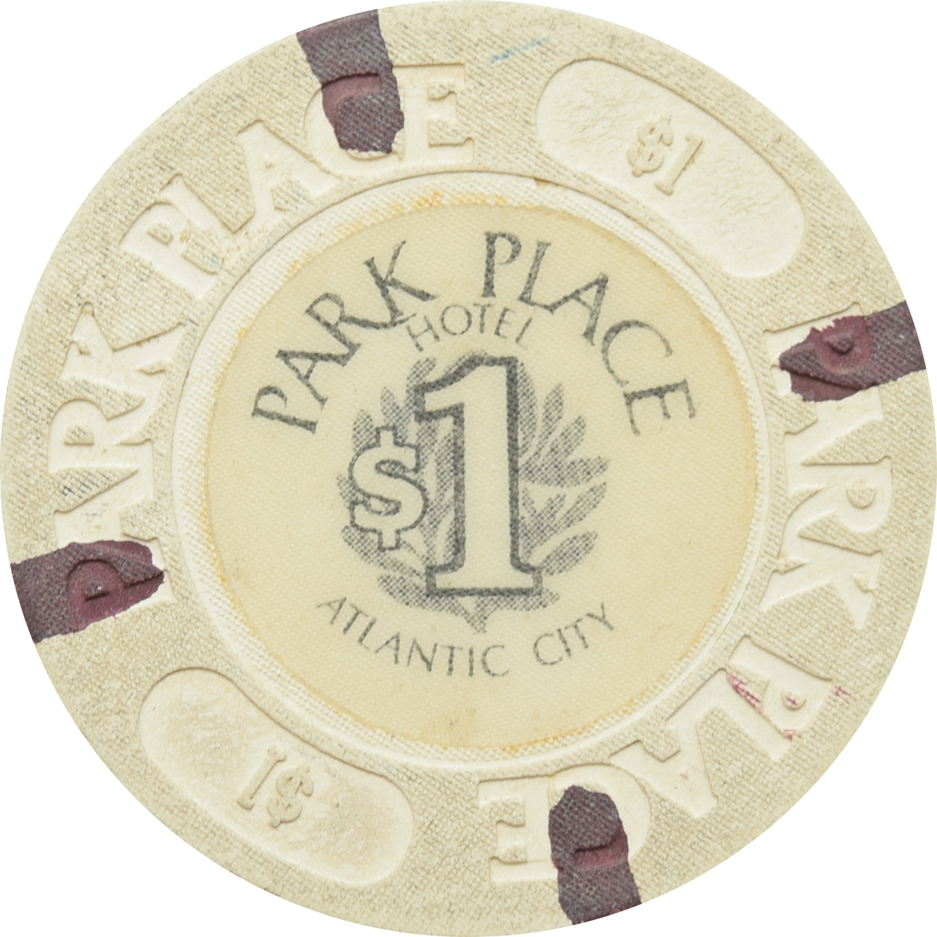 Bally's (Park Place) Casino Atlantic City NJ $1 Chip #2