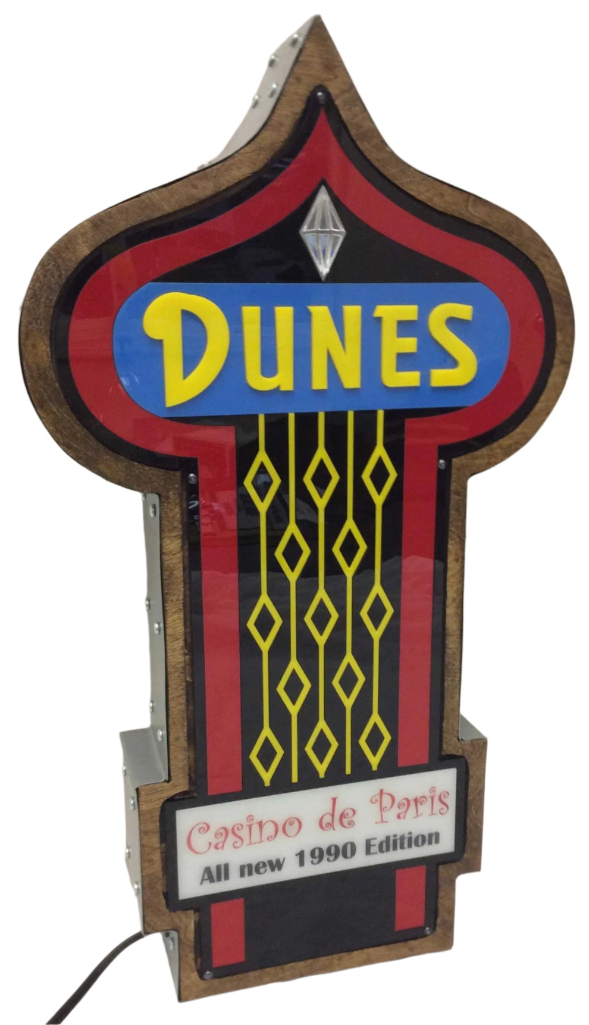 Dunes Casino Marquee Sign Lighted Replica - Spinettis Gaming - 1
