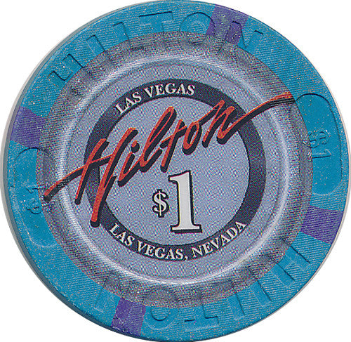 Las Vegas Hilton, Las Vegas NV (#2) $1 Casino Chip - Spinettis Gaming - 2