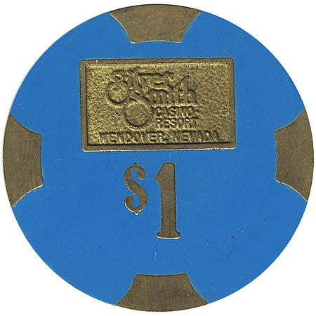 Silver Smith $1 (blue) chip - Spinettis Gaming - 2