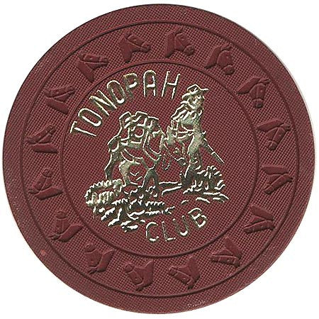 Tonopah Club $1 (brown) chip - Spinettis Gaming - 2